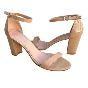 Stuart Weitzman Nearlynude Patent Sandals